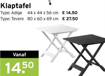 Heuts Klaptafel aanbieding