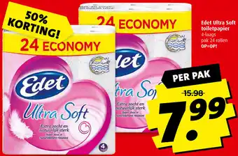 Boni Edet Ultra Soft toiletpapier 4-laags aanbieding