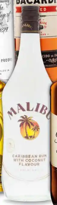 Boni Malibu caribbean rum met coconut likeur aanbieding