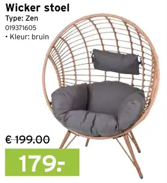 Heuts Wicker stoel aanbieding