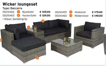 Heuts Wicker loungeset aanbieding