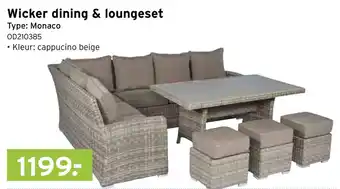 Heuts Wicker dining & loungeset Type: Monaco aanbieding