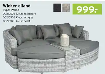 Heuts Wicker eiland aanbieding