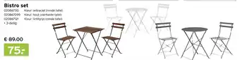 Heuts Bistro set aanbieding