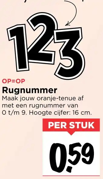 Vomar Voordeelmarkt Rugnummer aanbieding