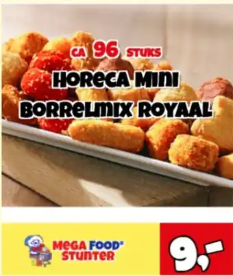 MegaFoodStunter Horeca Mini Borrelmix Royaal aanbieding