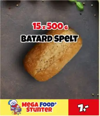 MegaFoodStunter Batard Spelt aanbieding