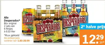 Albert Heijn Alle desperados aanbieding