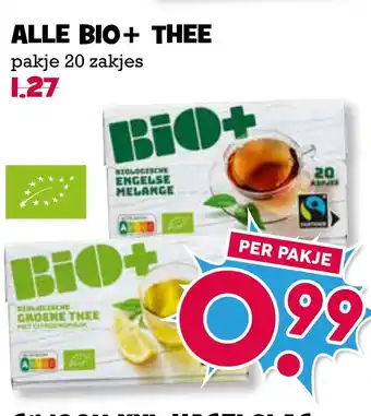 Boon`s Markt Alle bio+ thee aanbieding