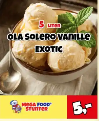 MegaFoodStunter Ola Solero Vanille Exotic aanbieding