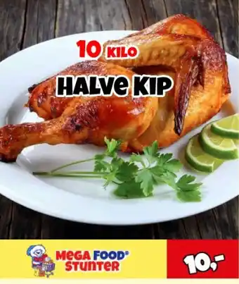 MegaFoodStunter Halve Kip aanbieding