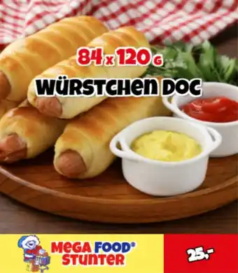 MegaFoodStunter Würstchen Doc aanbieding