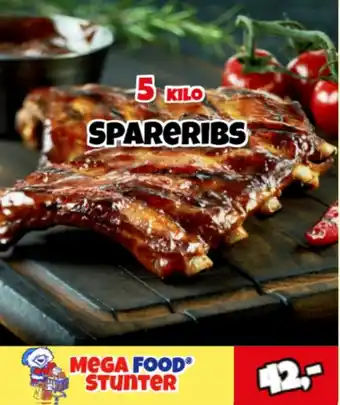 MegaFoodStunter Spareribs aanbieding