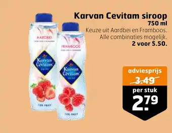 Trekpleister Karvan cevitam siroop aanbieding