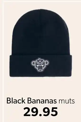 Wehkamp Black bananas muts aanbieding