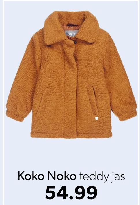 Koko noko teddy jas aanbieding bij Wehkamp