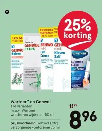 Etos Gehwol Extra verzorgende voetcreme 75 ml aanbieding