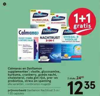 Etos Davitamon Nachtrust 3-in-1 20 capsules aanbieding