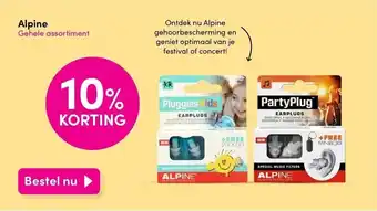 DA Alpine Gehele assortiment aanbieding