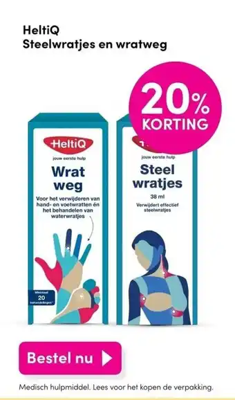 DA HeltiQ Steelwratjes en wratweg aanbieding