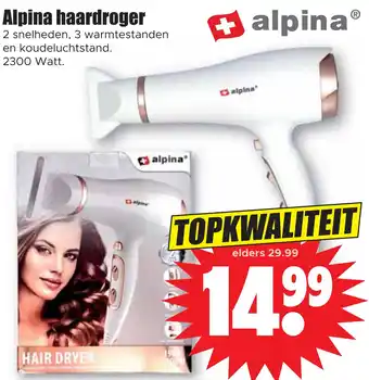 Dirk Alpina haardroger aanbieding