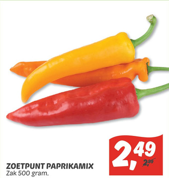 Dekamarkt Zoetpunt paprikamix aanbieding