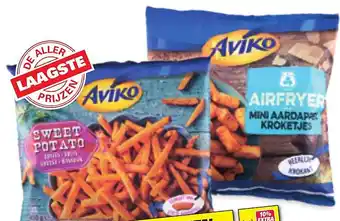 Nettorama Aviko sweet potato of mini aardappel kroketjes aanbieding