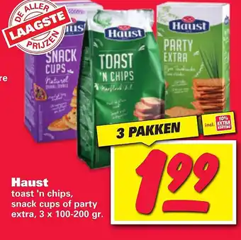 Nettorama Haust toast 'n chips aanbieding