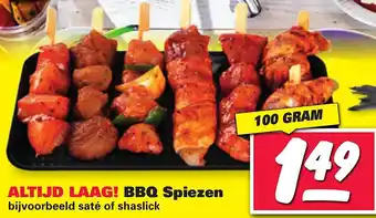 Nettorama Bbq spiezen aanbieding