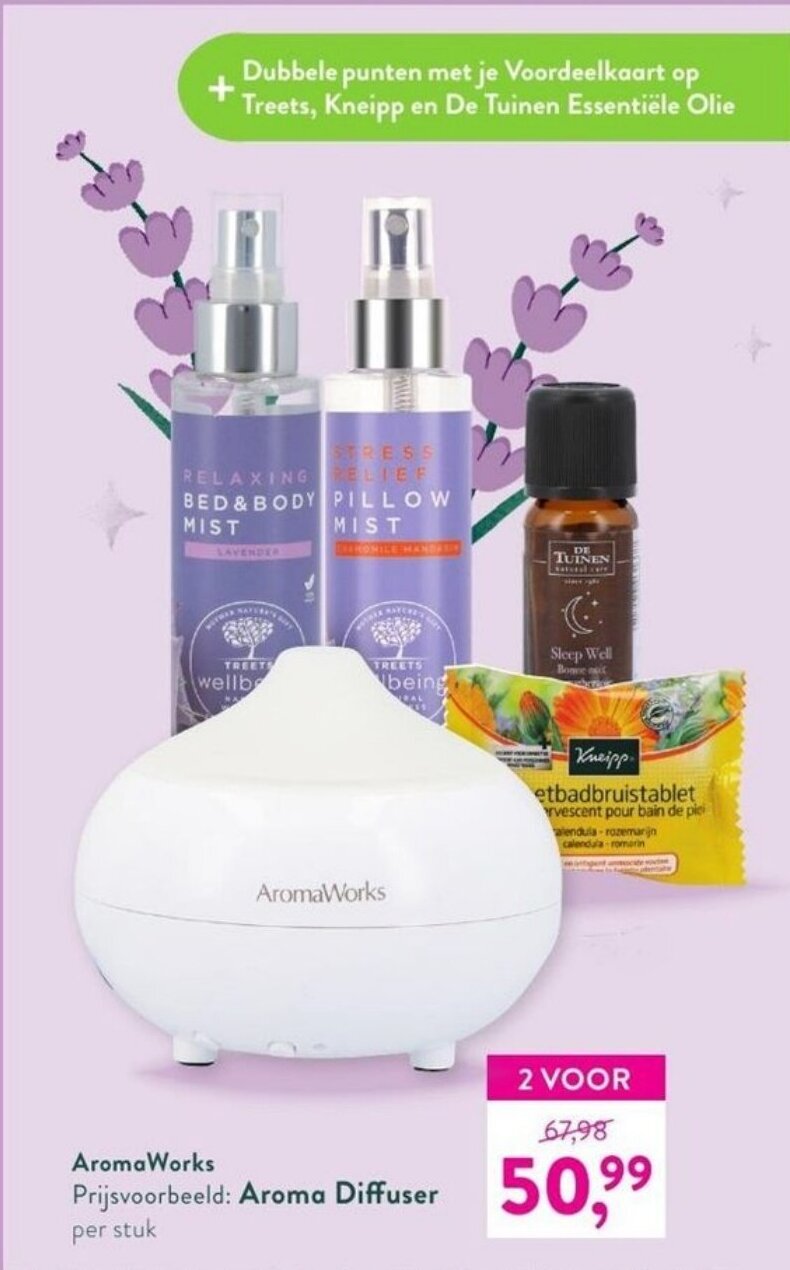 Aroma Diffuser aanbieding bij Holland & Barrett