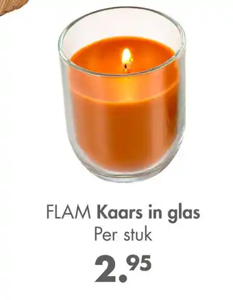 Casa Flam kaars in glas aanbieding