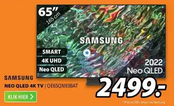 Expert Samsung neo qled 4k tv | qe65qn93bat aanbieding