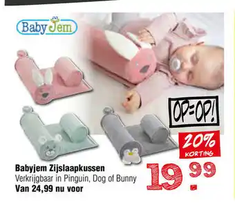 Van Asten BabySuperstore BabyJem Zijslaapkussen aanbieding