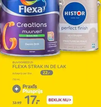 Praxis Flexa strak in de lak aanbieding