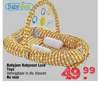 Van Asten BabySuperstore BabyJem Babynest Luxe Toys aanbieding