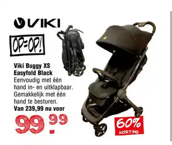 Van Asten BabySuperstore Viki Buggy XS Easyfold black aanbieding