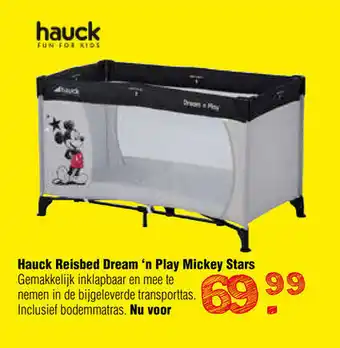 Van Asten BabySuperstore Hauck Fun For Kids Reisbed Dream 'n Play Mickey Stars aanbieding