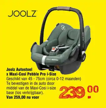 Van Asten BabySuperstore joolz Autostoel x Maxi-Cosi Pebble Pro i-Size aanbieding