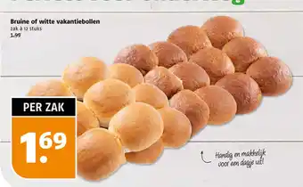 Poiesz Bruine of witte vakantiebollen aanbieding