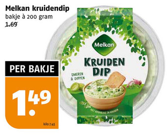 Poiesz Melkan kruidendip aanbieding
