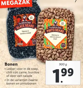 Lidl Bonen aanbieding