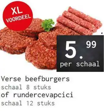 Naanhof Verse Beefburgers Of Rundercevapcici aanbieding
