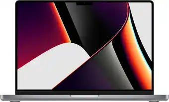 Coolblue Apple macbook pro 14" (2021) m1 max (10 core cpu/24 core gpu) 32gb/1tb space gray aanbieding