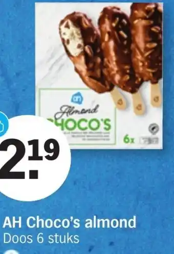 Albert Heijn Choco's almond 6 stuks aanbieding