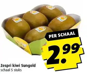 Boni Zespri kiwi sungold schaal 5 stuks aanbieding