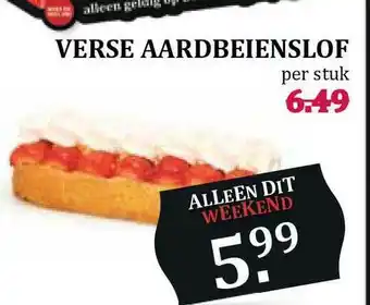 MCD Supermarkt Verse Aardbeienslof aanbieding