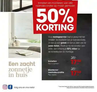 Kwantum Inmeten Of Monteren Raadecoratie 50% Korting aanbieding