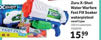 Intertoys Zuru X-Shot Water Warfare Fast Fill Soaker Waterpistool aanbieding