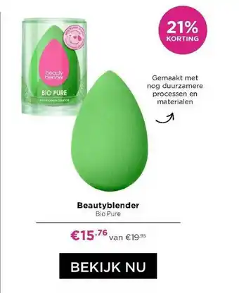 ICI Paris XL Beautyblender Bio Pure 21% Korting aanbieding