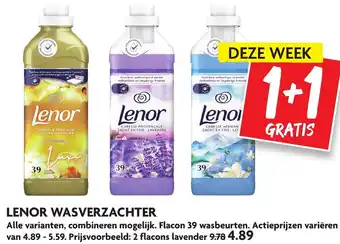 Dekamarkt Lenor wasverzachter aanbieding